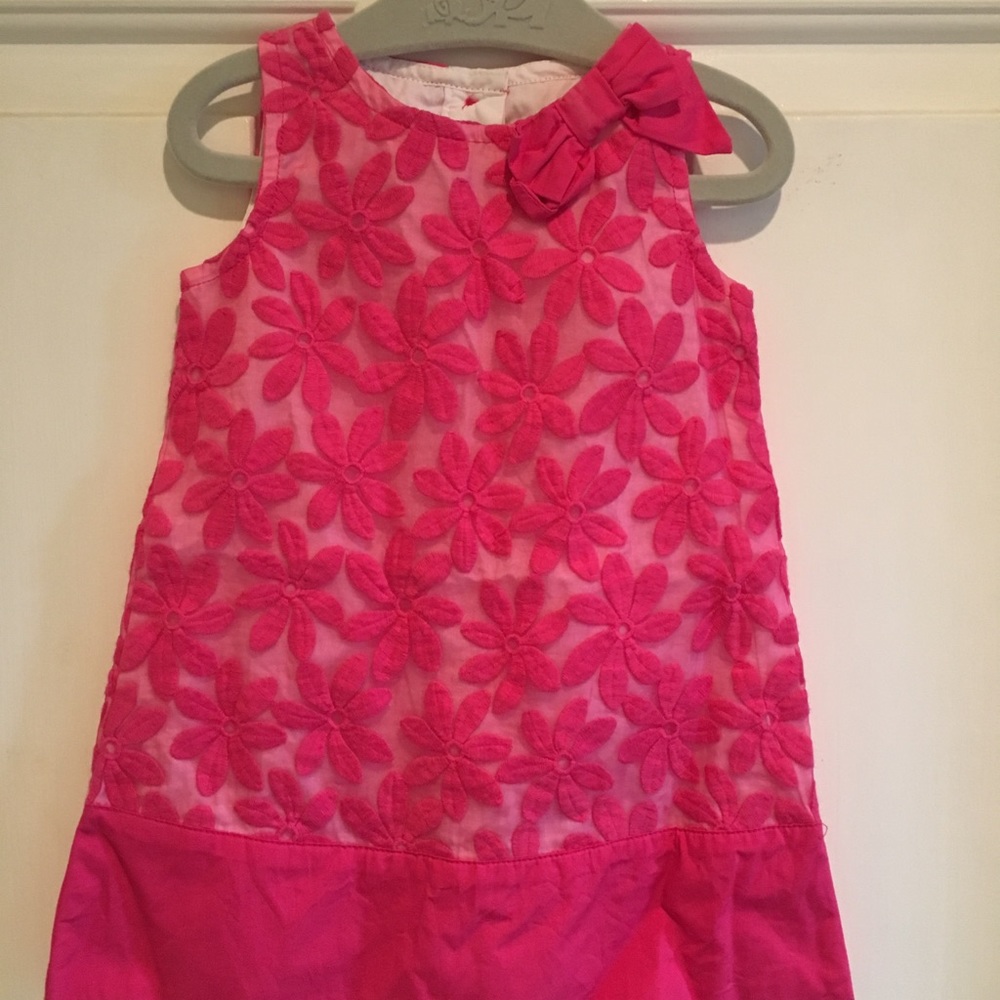 Gymboree pink lace dress